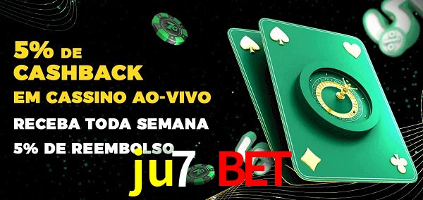 Promoções do cassino ao Vivo ju7 bet